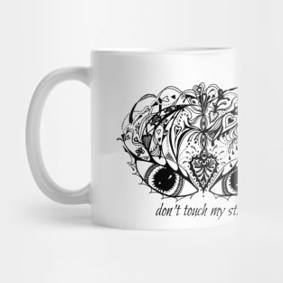 Eyes Mask - Don't Touch My Stuff! Aussie Tangle Mug